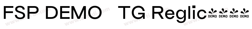 FSP DEMO   TG Reglic字体转换